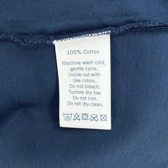 CLARE V Original Tee Women Large Blue Liberez Les Sardines Short Sleeve Crew NEW - Picture 14 of 14